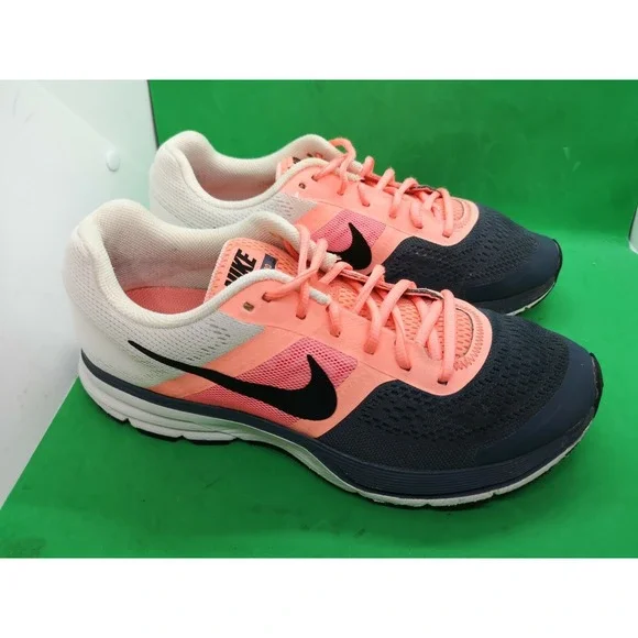 Nike Pegasus 30 Womens Size 11 Running Shoes Gray Coral Pink 602698-604 - Picture 11 of 12